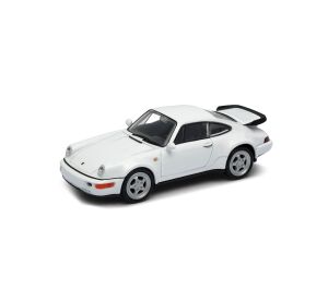 Welly Porsche 964 Turbo model 1:34 biele