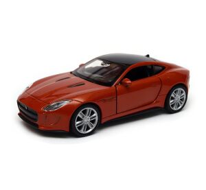 Welly Jaguar F-Type Coupe 1:34 tmavo oranžový