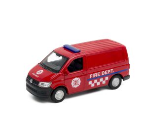 Welly Volkswagen Transporter T6 VAN 1:34 FIRE DEPT