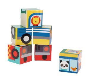 Petit Collage Kocky vozidla so zvieratkami