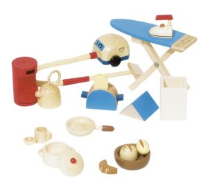 Goki Drevené doplnky do domčeka pre bábiky