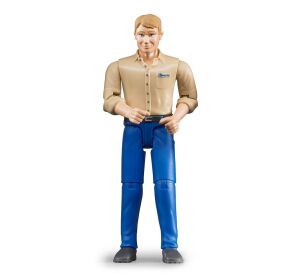 Bruder BWORLD Figúrka muž v modrých nohaviciach