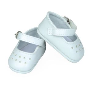 Petitcollin Črievičky biele (pre bábiku 27 cm)