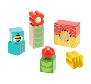 Petit Collage Drevené kocky záhrada