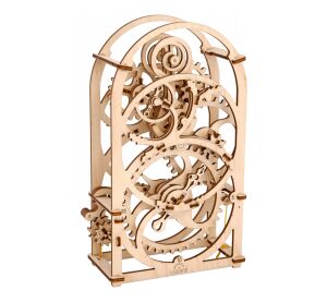 Ugears 3D drevené mechanické puzzle Hodinový strojček