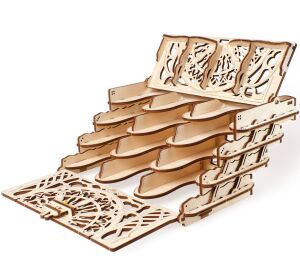 Ugears 3D drevené mechanické puzzle Kazeta na zberateľské karty