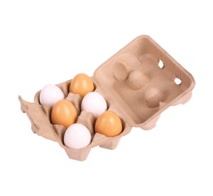 Bigjigs Toys Vajca v krabičke 6 ks