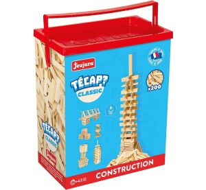 Jeujura Drevená stavebnica Técap Classic 200 dielov