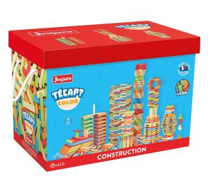 Jeujura Drevená stavebnica Técap Color 500 dielov