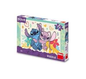 Dino Puzzle Stitch a Angel 24 dielikov