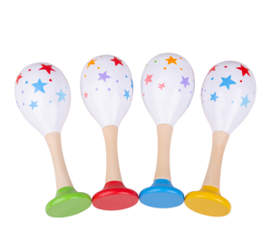 Bigjigs Toys Rumba gule hviezdičky 2 ks  - II. trieda