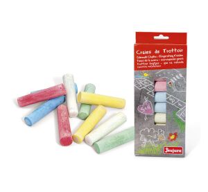 Jeujura Farebné kriedy veľké 10 ks