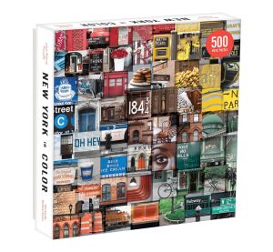 Galison Puzzle farebný New York 500 dielikov