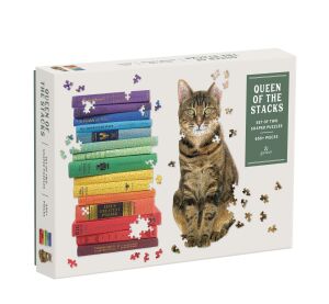 Galison Puzzle sada 2ks Queen of the Stacks 650 dílkov