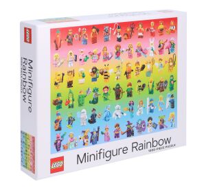 Chronicle Books Puzzle LEGO® Dúhové minifigúrky 1000 dielikov