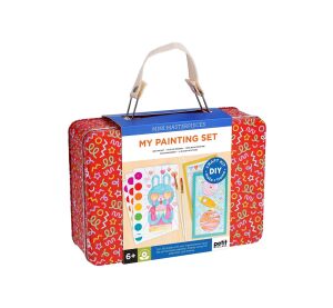 Petit Collage Kreatívny kufrík červený Moja maliarska súprava