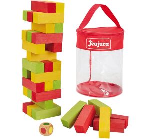 Jeujura Drevená Vratká veža veľká 36 dielov