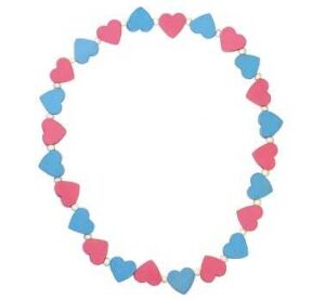 Detoa Detský náhrdelník so srdiečkami