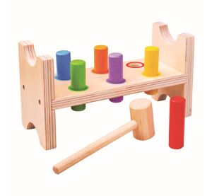 Bigjigs Baby Drevená zátĺkačka