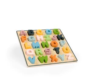 Bigjigs Toys Drevené puzzle veľké písmená - ABC