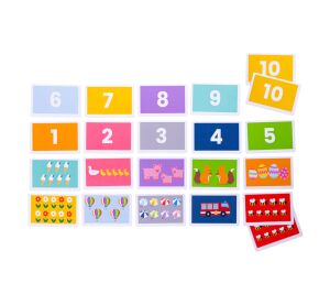 Bigjigs Toys Snap! Počítanie 1–10