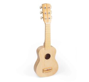 Bigjigs Toys Drevená gitara prírodná