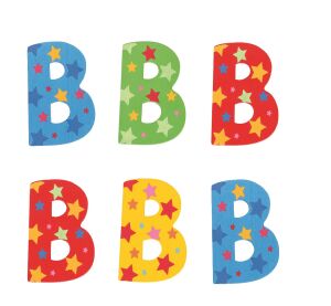 Bigjigs Toys Hviezdičkové písmenko B