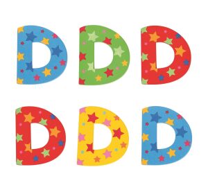 Bigjigs Toys Hviezdičkové písmenko D