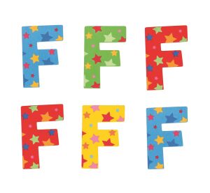 Bigjigs Toys Hviezdičkové písmenko F
