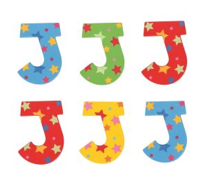 Bigjigs Toys Hviezdičkové písmenko J