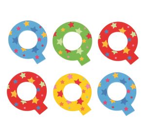 Bigjigs Toys Hviezdičkové písmenko Q