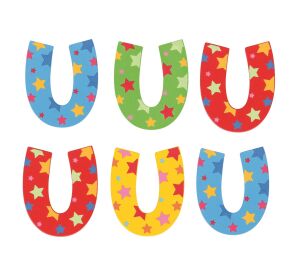 Bigjigs Toys Hviezdičkové písmenko U