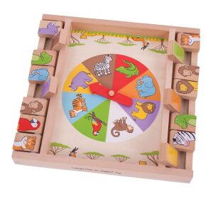 Bigjigs Toys Ruleta so zvieratkami