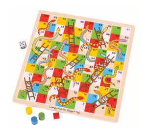 Bigjigs Toys Hady a rebríky 2