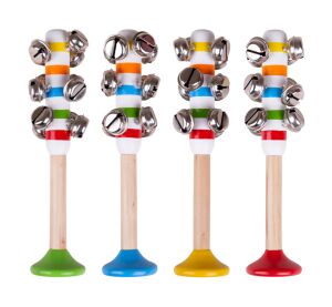 Bigjigs Toys Rolničky pruhované 1 ks