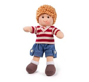 Bigjigs Toys Látková bábika Harry 28 cm