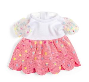Bigjigs Toys Ružové párty šaty pre bábiku 28 cm