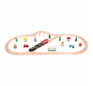 Bigjigs Rail Drevená vláčikodráha Flying scotsman