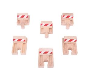 Bigjigs Rail Nárazníky 6ks - poškodený obal