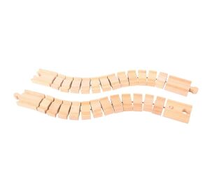 Bigjigs Rail Ohybná koľaj 2 kusy - poškodený obal