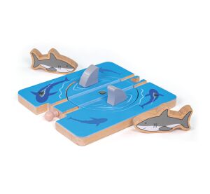 Bigjigs Rail Vír so žralokmi