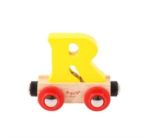 Bigjigs Rail Vagónik drevené vláčikodráhy - Písmeno R