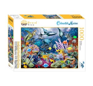 Brain Tree Puzzle Pestré more 1000 dielikov