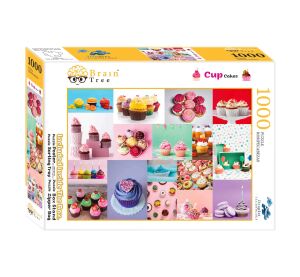 Brain Tree Puzzle Tortičky Cupcakes 1000 dielikov
