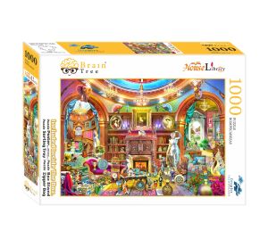 Brain Tree Puzzle Domáca knižnica 1000 dielikov