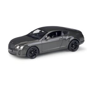 Welly Bentley Continental Supersports 1:34 šedočierne