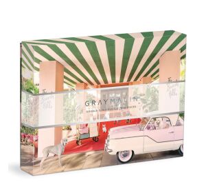 Galison Puzzle obojstranné Psy v hoteli Beverly Hills 500 dielikov