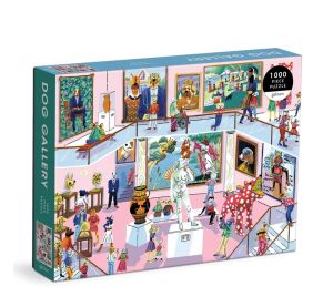 Galison Puzzle Psie galérie 1000 dielikov