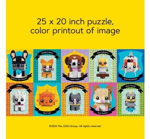 Chronicle Books Puzzle LEGO® Zvierací kamaráti 1000 dielikov