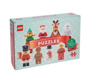 Chronicle Books Puzzle LEGO® Adventný kalendár 12 v 1 - poškodený obal